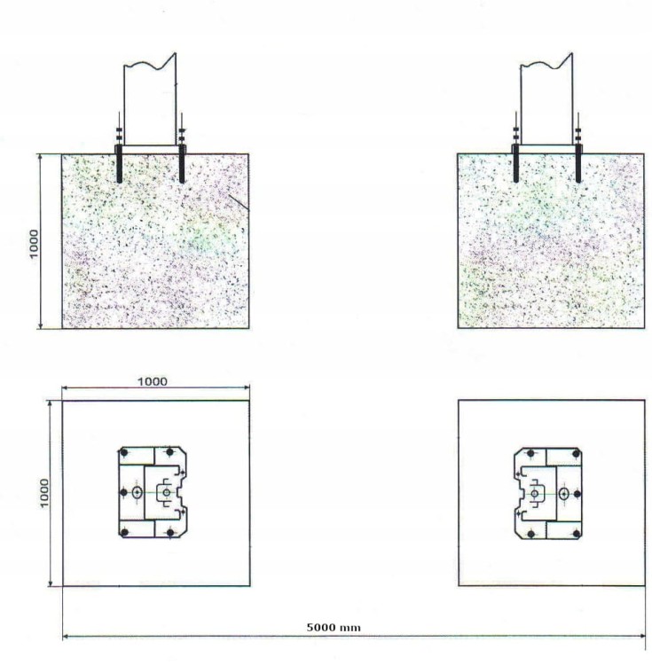 Podnośnik Dwukolumnowy Warsztatowy do Busów 5,5T Automat + Olej TM-GROUP wylewka