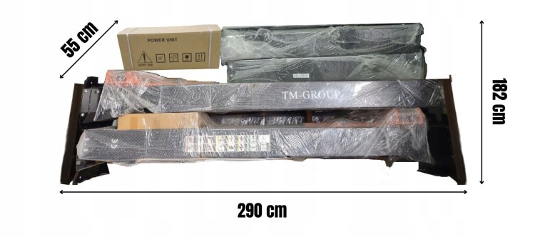 paczka podnośnika dwukolumnowego