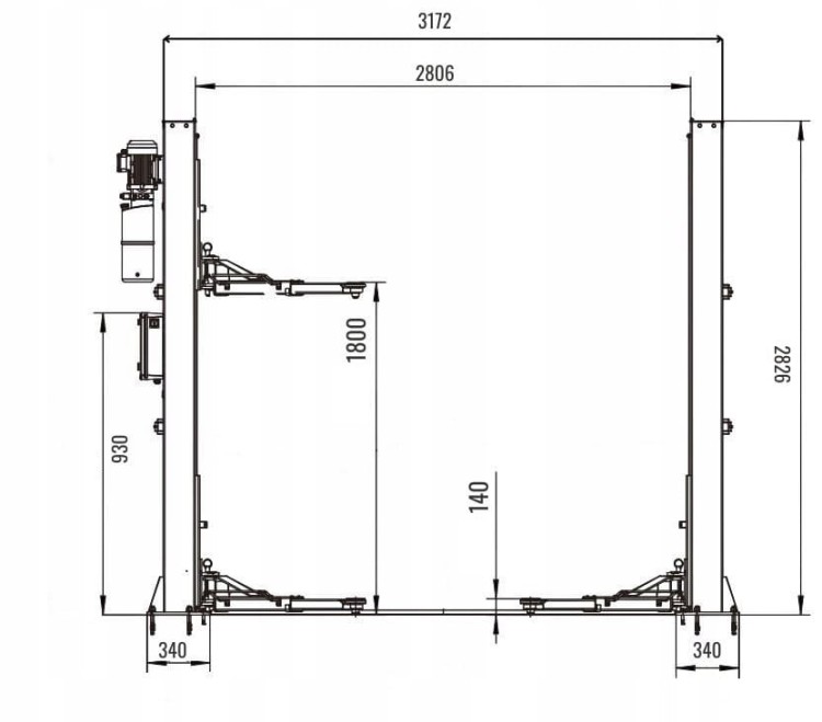 rysunek techniczny Automat 4T