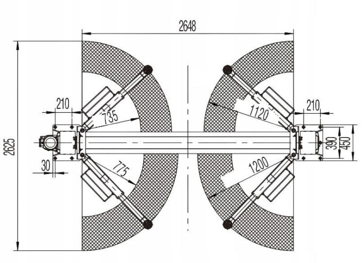 rysunek techniczny Automat 4T
