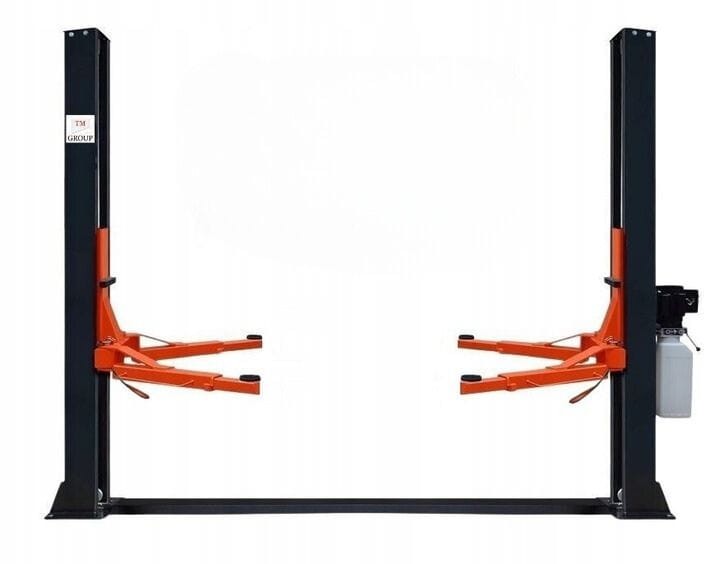 Podnośnik Dwukolumnowy Warsztatowy 4T Niebieski czarny