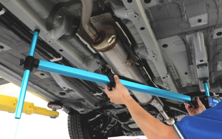 Elektroniczny System Pomiarowy 3D Przymiar Blacharski Karoserii TM-D95