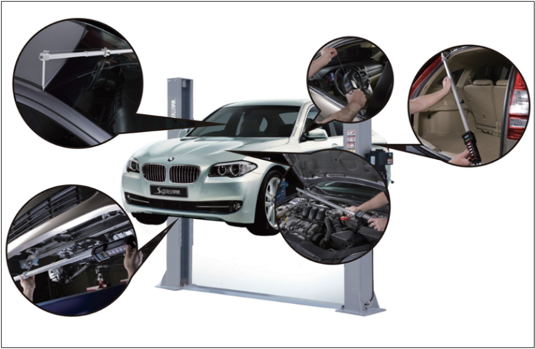 Elektroniczny System Pomiarowy 3D Przymiar Blacharski Karoserii TM-D95