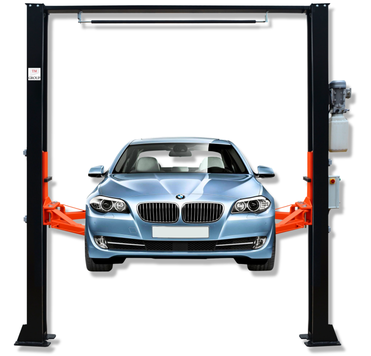 Podnośnik Dwukolumnowy Samochodowy Warsztatowy Łączony Górą 4T Automat