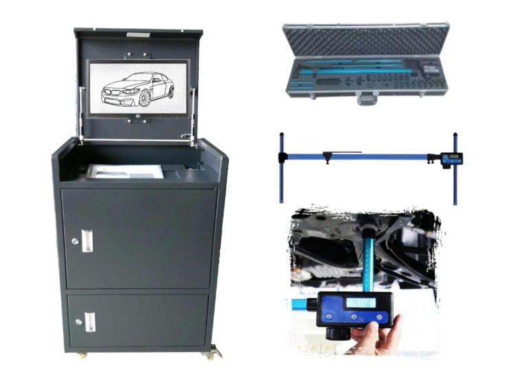 profilowe Elektroniczny System Pomiarowy 3D Przymiar Blacharski Karoserii TM-D95