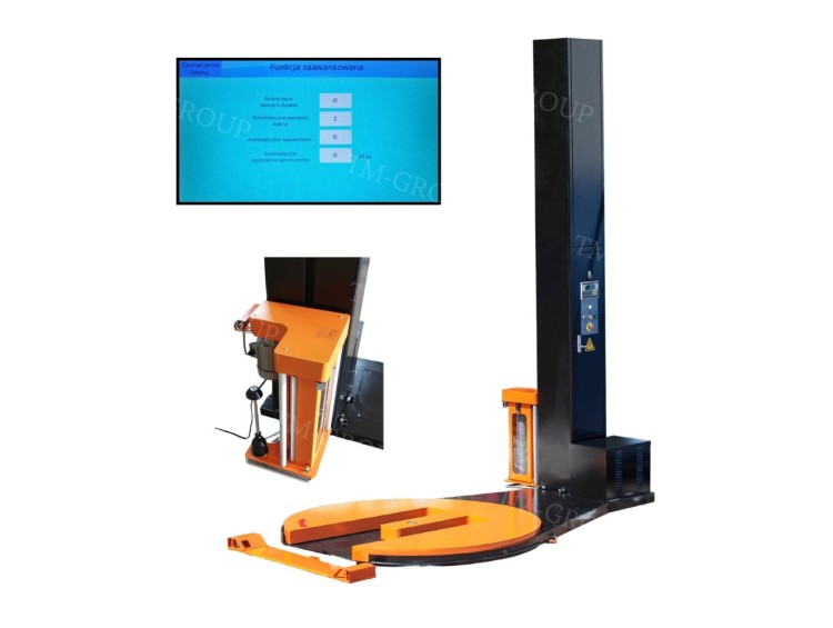 profilowe Owijarka do palet typ "E" 2.4m, Platforma 1.65m, Pre-stretch