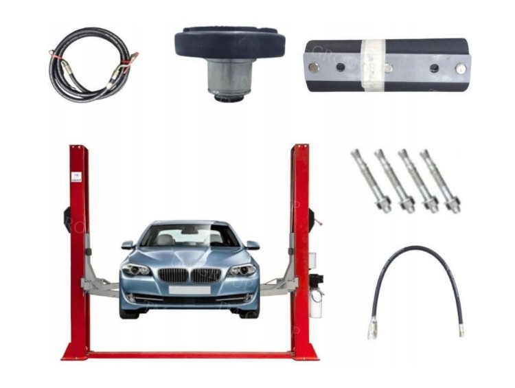 profilowe PODNOŚNIK DWUKOLUMNOWY WARSZTATOWY 4T olej + montaż GRATIS TM-GROUP