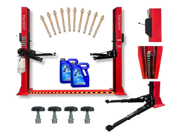 VB4500MS Podnośnik Dwukolumnowy Półautomat 4,5T