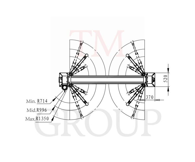 VB4500ES Podnośnik Dwukolumnowy Automat 4,5T