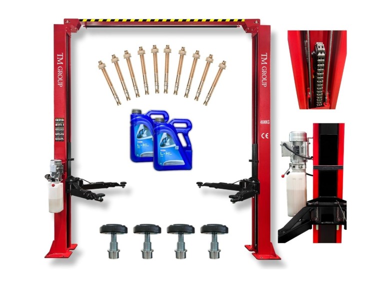 VC4500 Podnośnik Dwukolumnowy Łączony Górą 4,5T