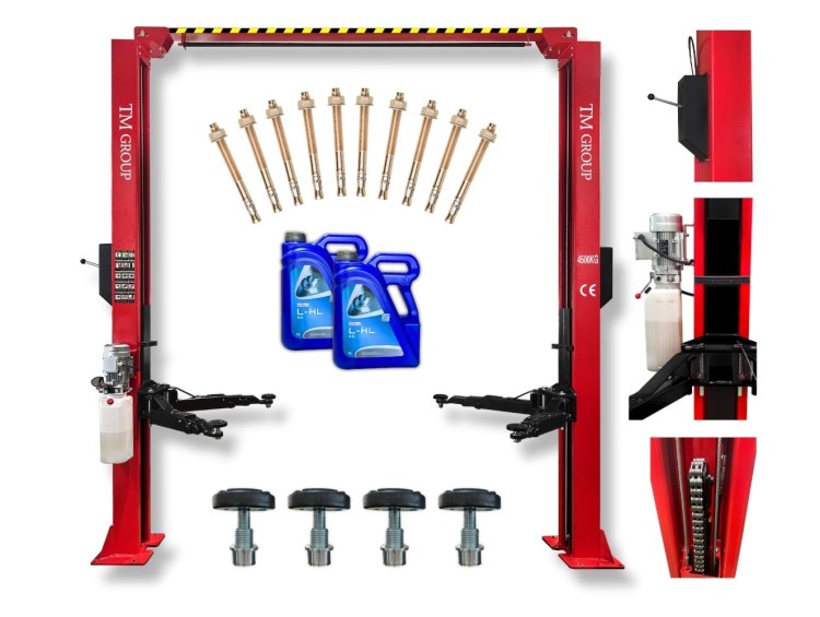 VC4500MS Podnośnik Dwukolumnowy Łączony Górą 4,5T