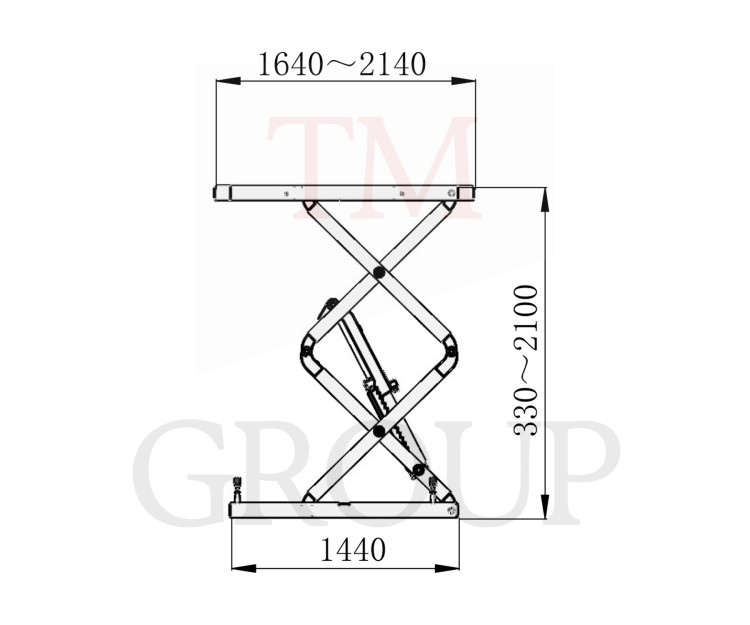 VE3700 Podnośnik nożycowy PREMIUM 3,7T Podposadzkowy
