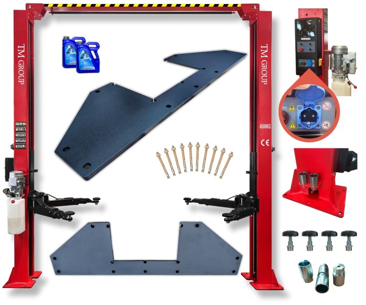 VC4500ES-H Podnośnik Dwukolumnowy Łączony Górą automat 4,5T