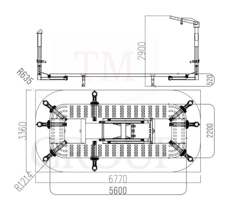 rys tech rama naprawcza TM-Group C700N-1X