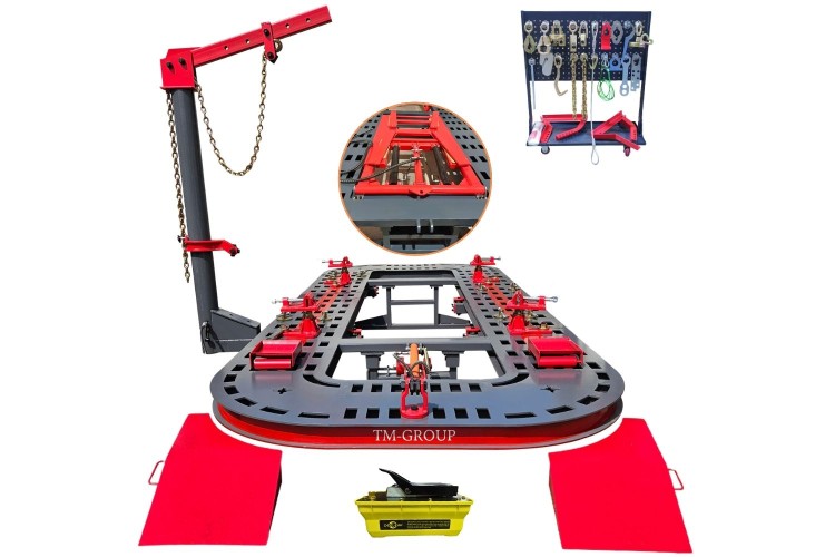 Profilowe Rama Naprawcza Nowa Generacja 4T, Profesjonalna Płyta Blacharska 1x DOZER!! TM-GROUP