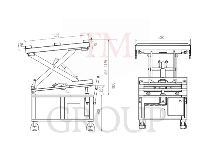rysunek techniczny do TM-15A